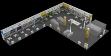 機器人展設計效果圖出爐，速來圍觀晶科微電子